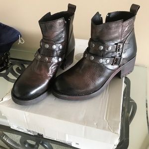 Eric Michael Bronze ankle boot